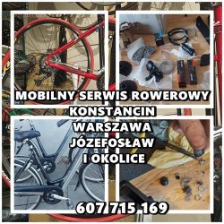 Mobilny serwis rowerowy Konstancin, Józefosław, Warszawa Wilanów/ Pogotowie Rowerowe
