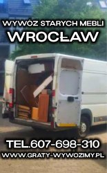 Odbiór,wywóz,utylizacja starych mebli Wrocław.