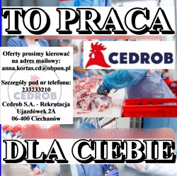 Pracownik myjni pojemników (K/M)   Ujazdówek/ ciechanowski/ mazowieckie