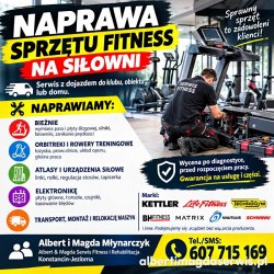Naprawa sprzętu fitness na siłowni Józefów - serwis z dojazdem pod adres