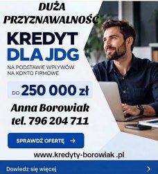 FIRMO, MASZ KILKA ZOBOWIĄZAŃ I WIELE RAT? KREDYT DO 250 000 ZŁ!