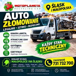 Auto złom i złomowanie pojazdów, KASACJA AUT - odbiór lawetą Śląsk, Małopolska