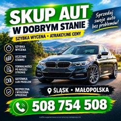 Skup aut Śląsk i Małopolska - szybki zakup i pieniądze tego samego dnia