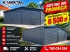 Garaż Blaszany 6x5 antracytowy 1szt W okazyjnej Cenie dostępna