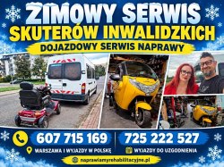 DOJAZDOWY SERWIS SKUTERÓW INWALIDZKICH - ZADBAJ O SPRZĘT ZIMĄ