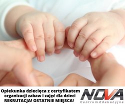 Opiekunka dziecięca z certyfikatem Centrum Edukacyjne Nova Poznań